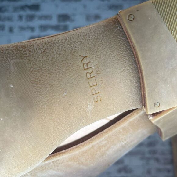 Sperry | women tan leather loafer flats - Picture 4 of 8